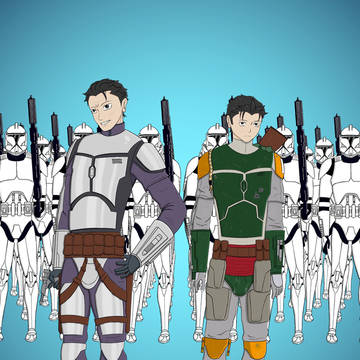K&S Natsuki as Jango and Boba V2