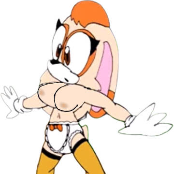Vanilla the Rabbit topless panty