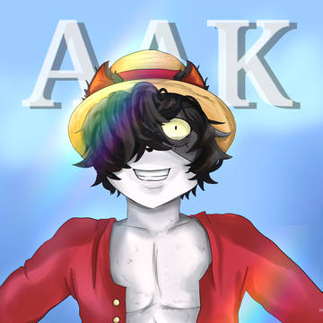 Aak arknights X luffy one piece