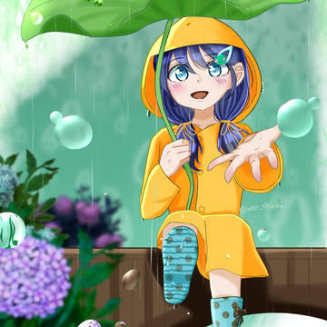🌿ミント色の雨🌧️