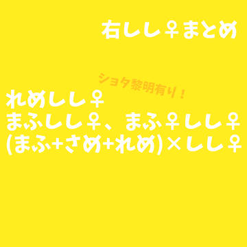 【女体化】右しし♀まとめ