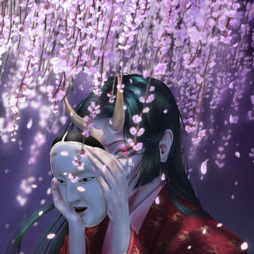 桜の下には