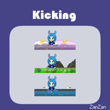 Kicking / 踢腿腿小人