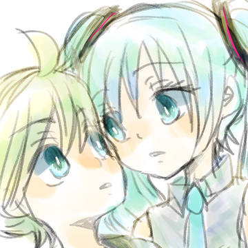 ぎゅっぎゅっレンミクちゃん