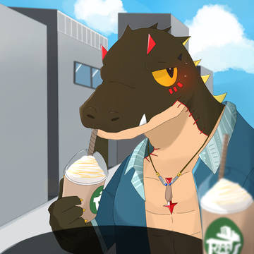 グランガチくんとスタバ