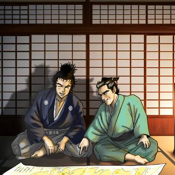 坂本龍馬と勝海舟