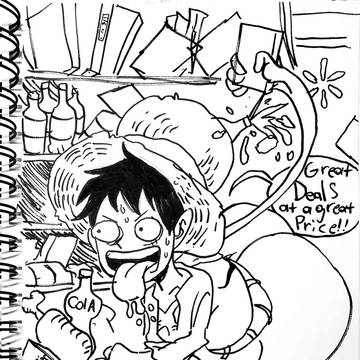 Luffy at Walmart