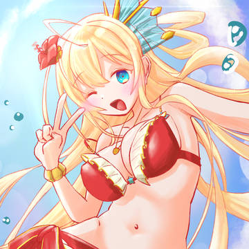 水着レイ・オーバちゃん！