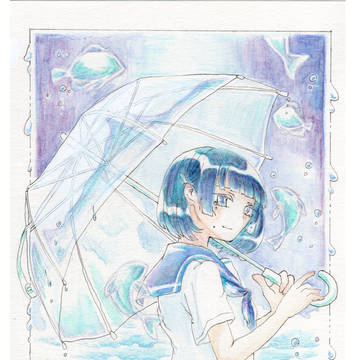 涼風、雨をさらって