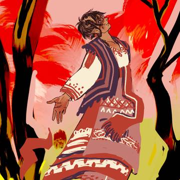 Viir dancing in last rays of sun