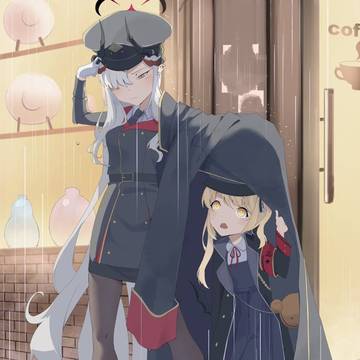 雨の夕方