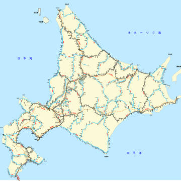全市区町村鉄道路線図・北海道編