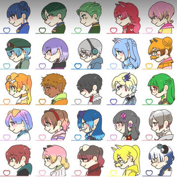 トピア横向きイラストまとめ