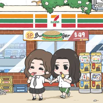 夏天的便利商店