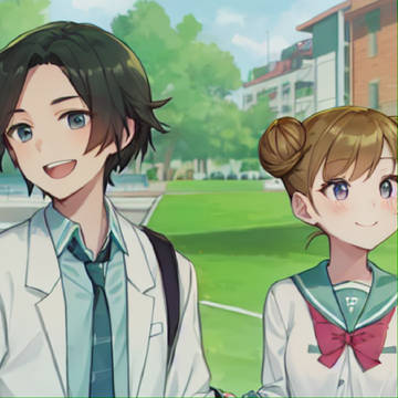 とあるアニメの脇役の男子高校生ふたり