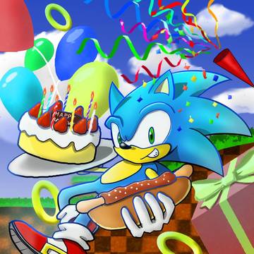 happybirthday! sonic.