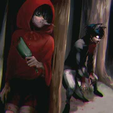 赤＆狼
