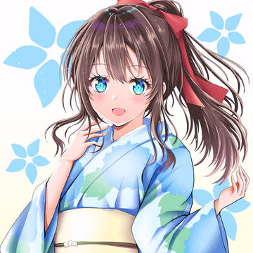 浴衣のしずく