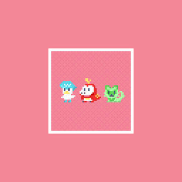 ポケモン　パルデア御三家　ドット絵