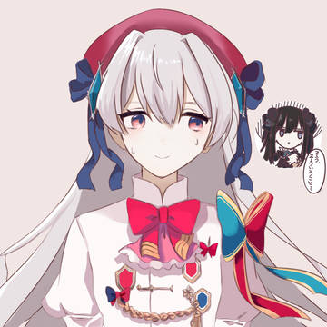 狼狽したような表情を、白の少女は返すばかりだ。