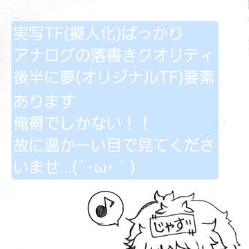 TF擬人化落書き(夢あり)