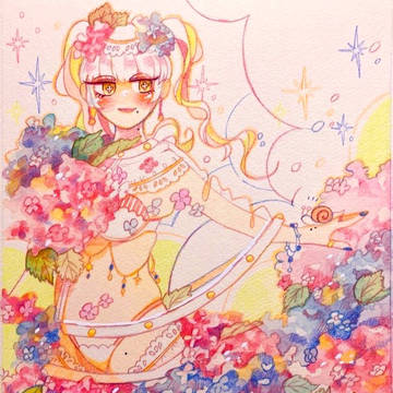 紫陽花の君