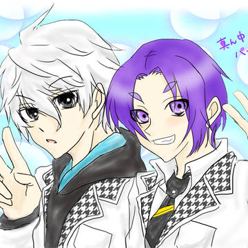 真ん中バースデー&落書き