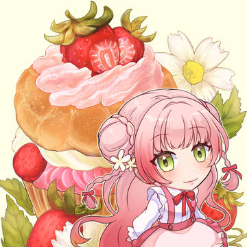 いちごケーキをどうぞ🍓🌸