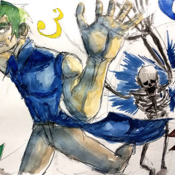 [fan art]escape from death!!!