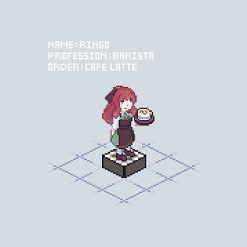 Cafe Latte order animation