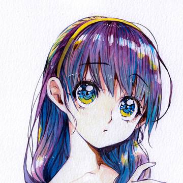 アナログ水彩画の練習