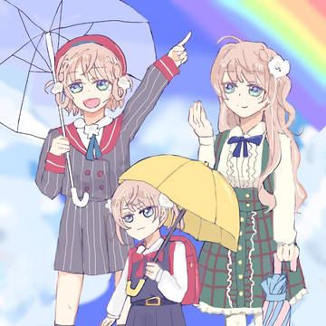 雨上がりに私たちと