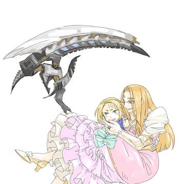 ゼノスくんと俺がイチャイチャしてる絵