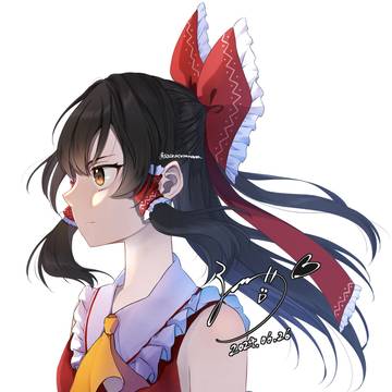 霊夢さんの横顔