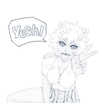 芦戸ちゃん　線画