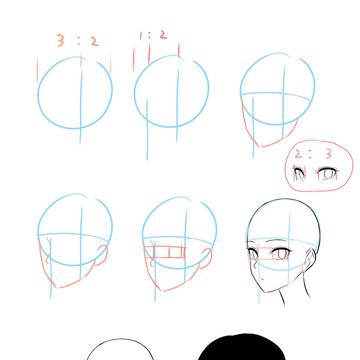 斜め顔メイキング