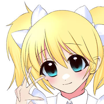 女の子描いてみた♡