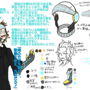 作画資料　HIDER
