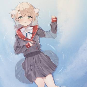青空に浮かぶうい