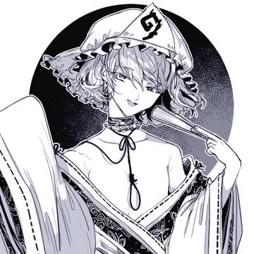 東方モノクロらくがき