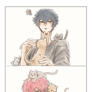 猫に戯れられるきよらんぜ