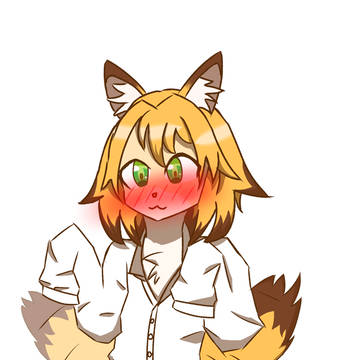 彼シャツしてるのがバレちゃったケモノちゃん
