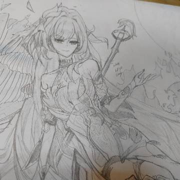 愛莉西亞（手繪圖）