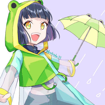 カエルレインコートちゃん