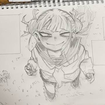 初めて描いたトガちゃん。