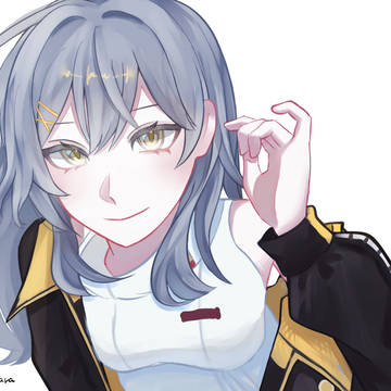 髪を耳にかける星