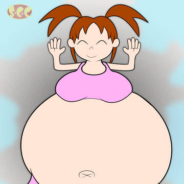 Bloated at the pool