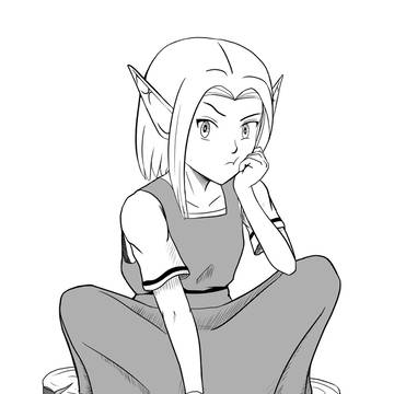 Zelda at the deep woods