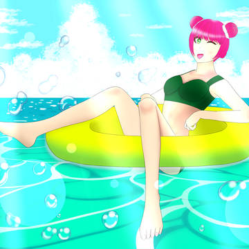 真夏の海