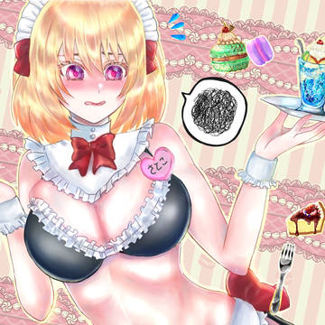 北条沙都子ver高校生(メイドビキニ)